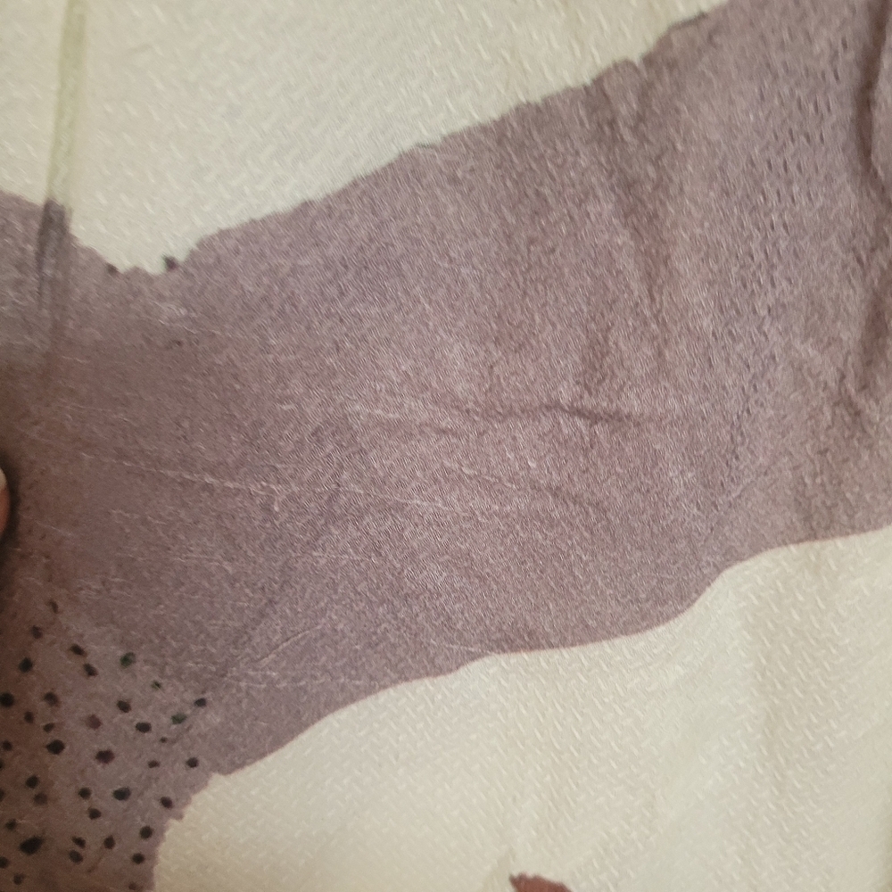 Maria Stanley Camo Print Rayon Pants - Picture 5 of 6
